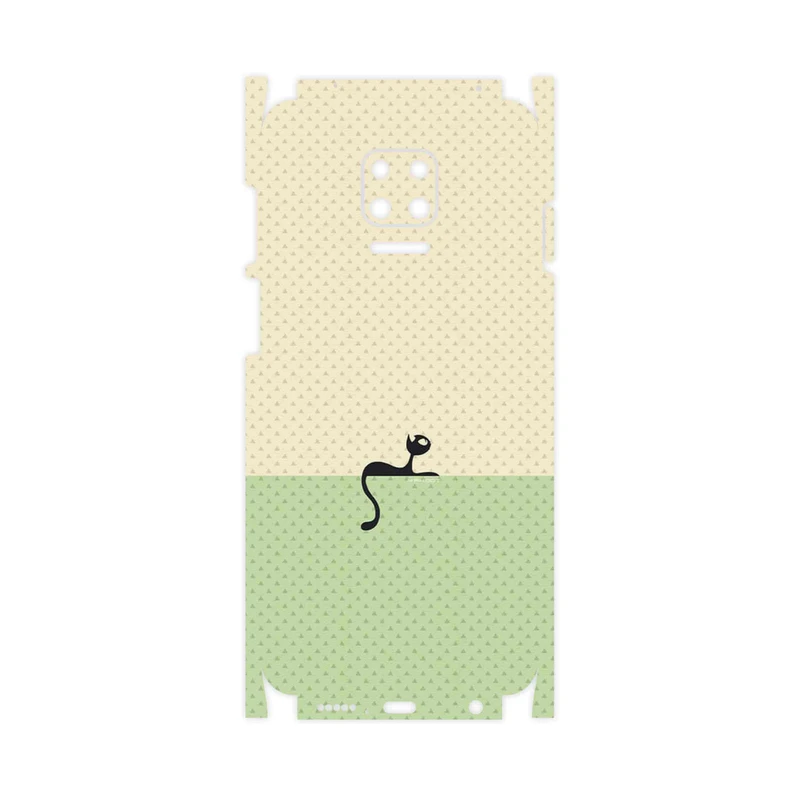 برچسب پوششی ماهوت مدل Minimal Internet Cat Icon-FullSkin مناسب برای گوشی موبایل شیائومی Redmi Note 9S