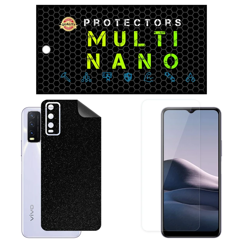 محافظ صفحه نمایش مولتی نانو مدل X-SFG مناسب برای گوشی موبایل ویوو Y20 2021 به همراه برچسب پوششی