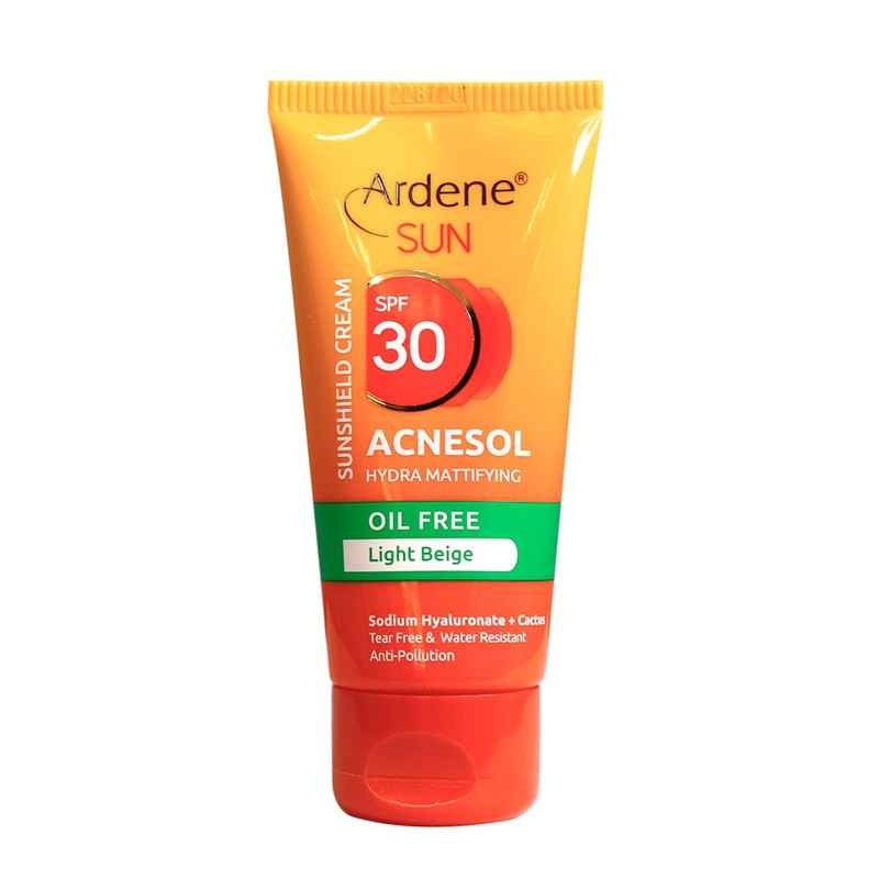 کرم ضد آفتاب رنگی آردن SPF 30 مدل Acnesol مناسب پوستهای چرب و مختلط حجم 50 میلیلیتر کرم ضد آفتاب رنگی آردن SPF 30 مدل Acnesol مناسب پوستهای چرب و مختلط حجم 50 میلیلیتر