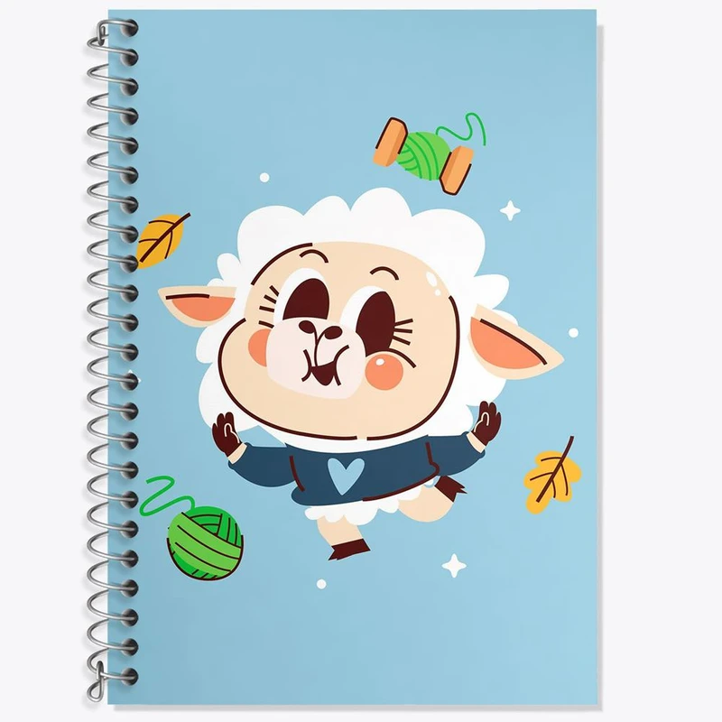 دفتر لغت 50 برگ خندالو مدل گوسفند کد 29364