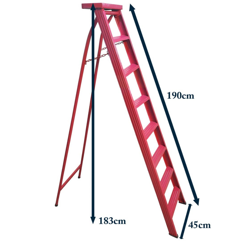 نردبان 8 پله مدل ستاره