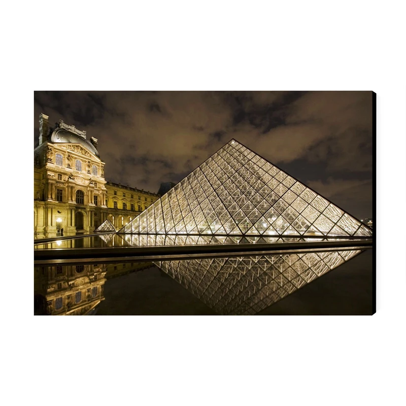 تابلو شاسی عرش طرح گردشگری فرانسه مدل موزه لوور Louvre Museum کد As5696