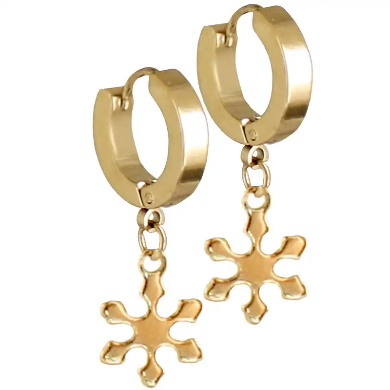 گوشواره زنانه طرح برف کد RKH_1155