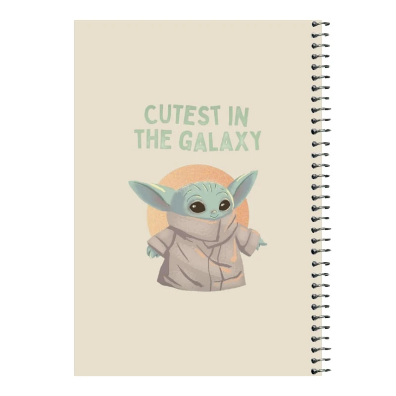 دفتر مشق 80 برگ اس جی مدل بیبی یودا کد۹   