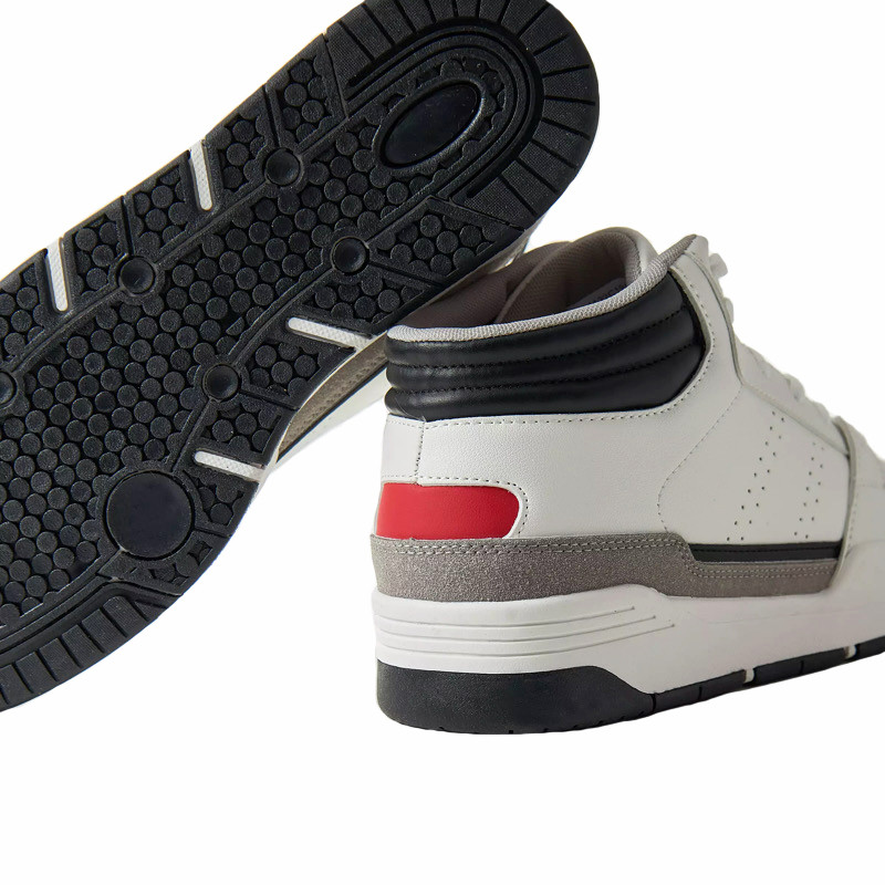 نیم بوت مردانه مکس مدل Panelled High-Top Lace-Up Sneakers