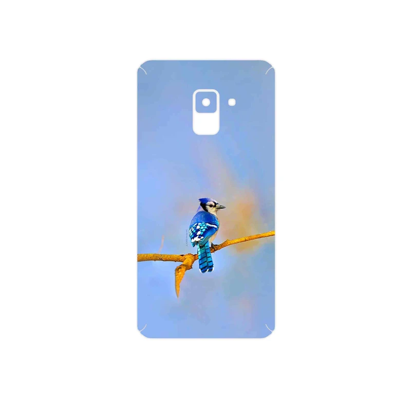 برچسب پوششی ماهوت مدل Cyanocitta cristata مناسب برای گوشی موبایل سامسونگ Galaxy A8 2018