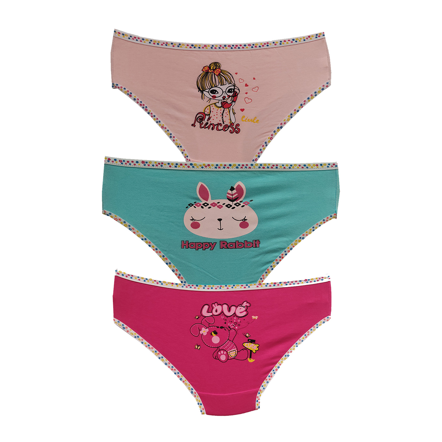 شورت دخترانه مدل GH21 مجموعه ۳ عددی