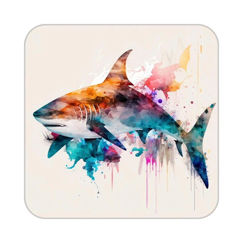 زیر لیوانی کاکتی طرح حیوانات رنگی مدل mp25395