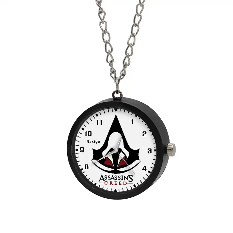 ساعت گردنبندی عقربه ای ناکسیگو مدل Assassin Creed کد NF12772
