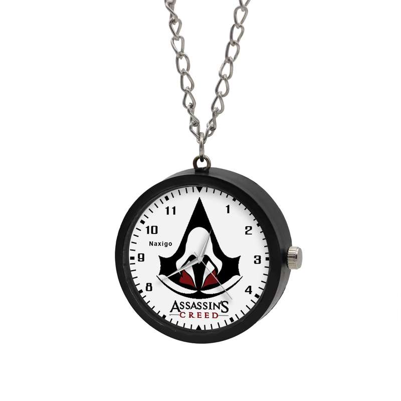 ساعت گردنبندی عقربه ای ناکسیگو مدل Assassin Creed کد NF12772 ساعت گردنبندی عقربه ای ناکسیگو مدل Assassin Creed کد NF12772