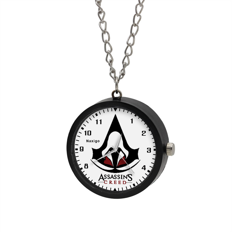 ساعت گردنبندی عقربه ای ناکسیگو مدل Assassin Creed کد NF12772 ساعت گردنبندی عقربه ای ناکسیگو مدل Assassin Creed کد NF12772