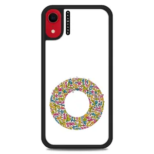 AKAM AMC-WAXR-ALPHADOODLEBET-15 Cover For Apple iPhone XR
