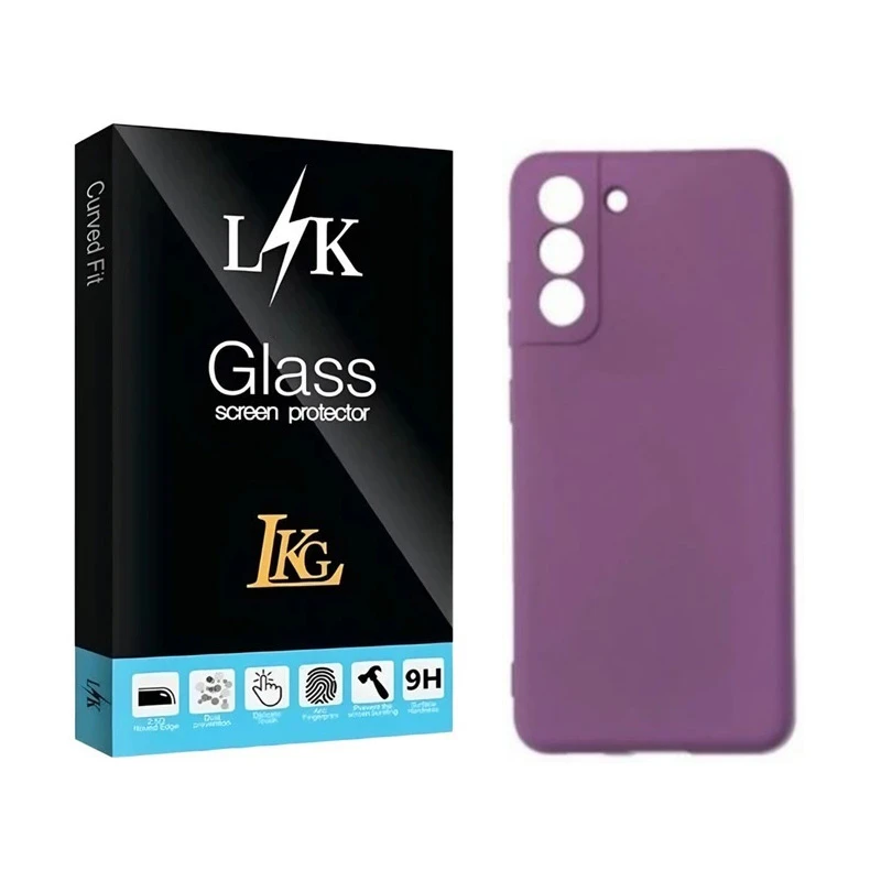 کاور سیلیکونی ال کا جی مدل SlicV-LK مناسب برای گوشی موبایل سامسونگ Galaxy S21 Plus