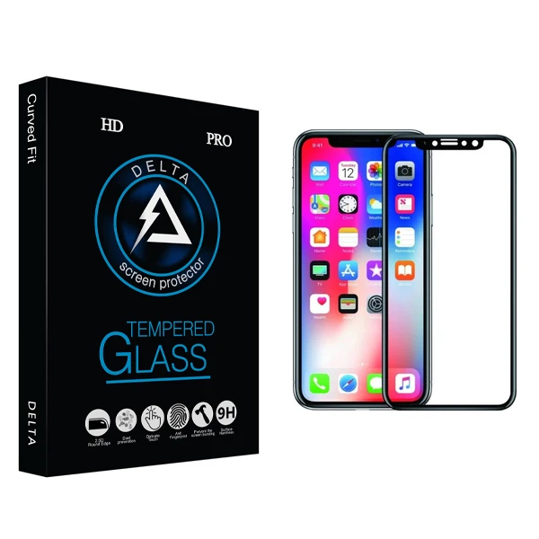 محافظ صفحه نمایش دلتا مدل HD مناسب برای گوشی موبایل اپل iphone X
