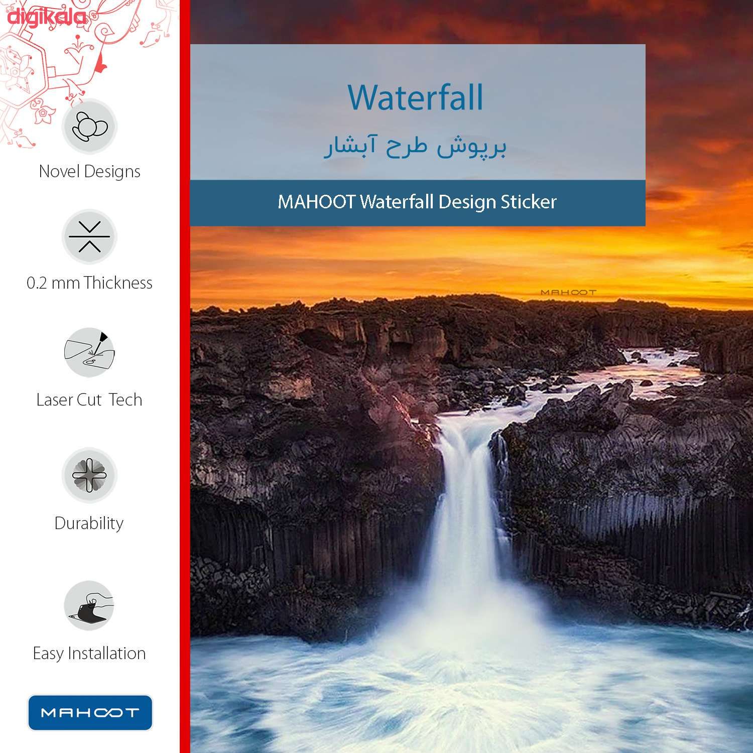 برچسب پوششی ماهوت مدل Waterfall مناسب برای گوشی موبایل شیائومی Mi 8 Lite main 1 2