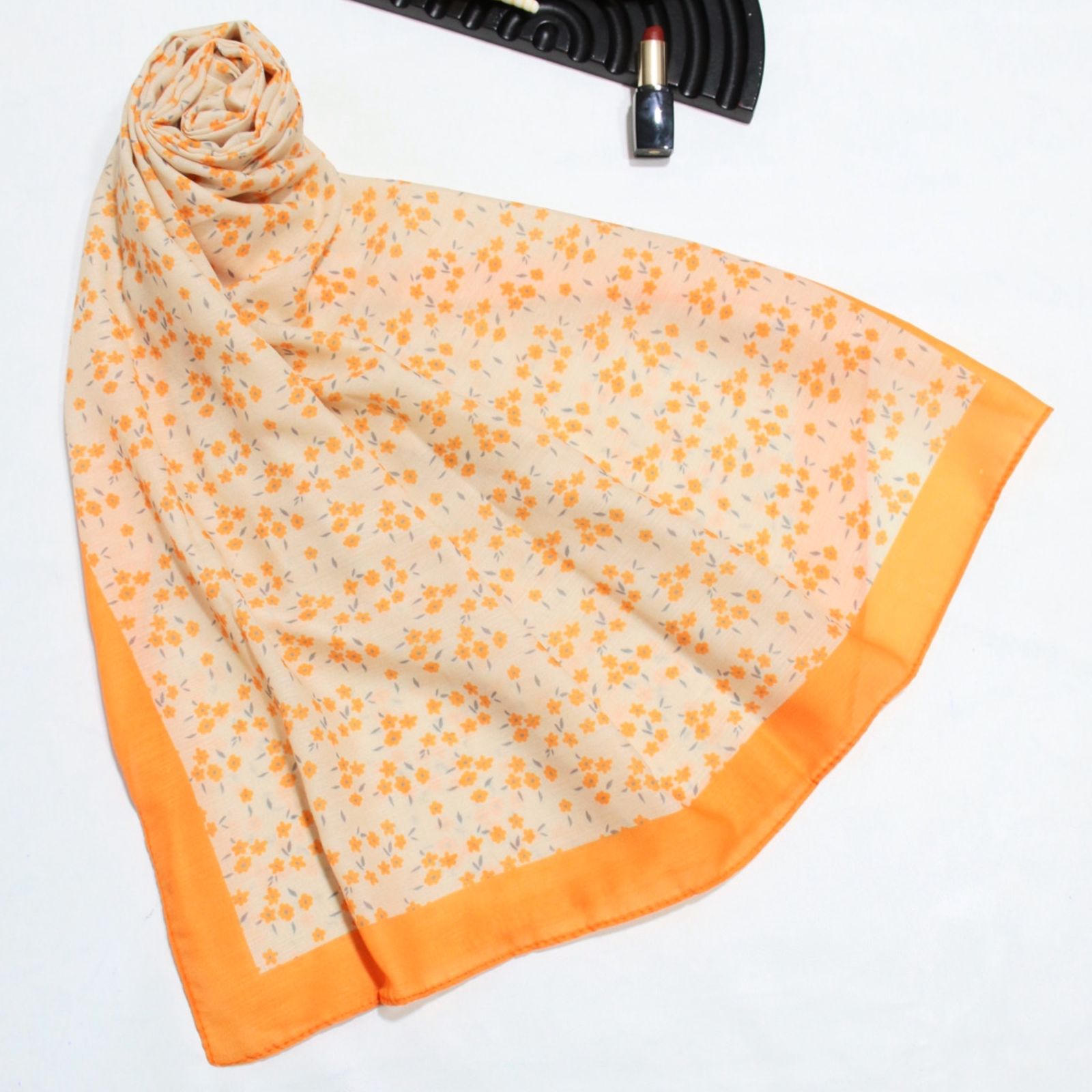 شال زنانه مدل خنک تابستانه طرح گل کد 7062 -  - 34