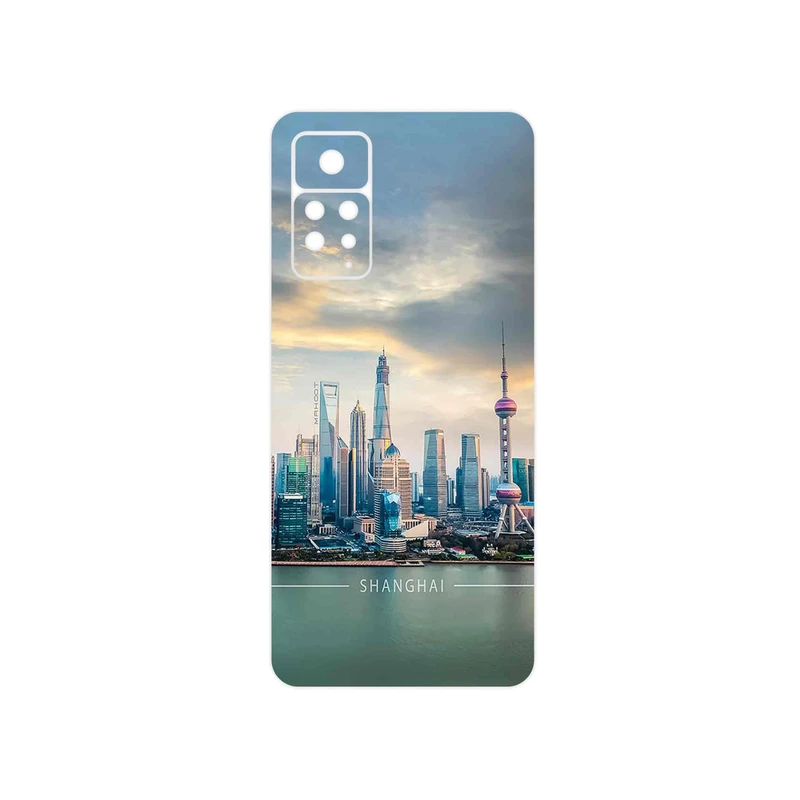 برچسب پوششی ماهوت مدل Shanghai_City مناسب برای گوشی موبایل شیائومی Redmi Note 11 Pro Plus 5G (India)