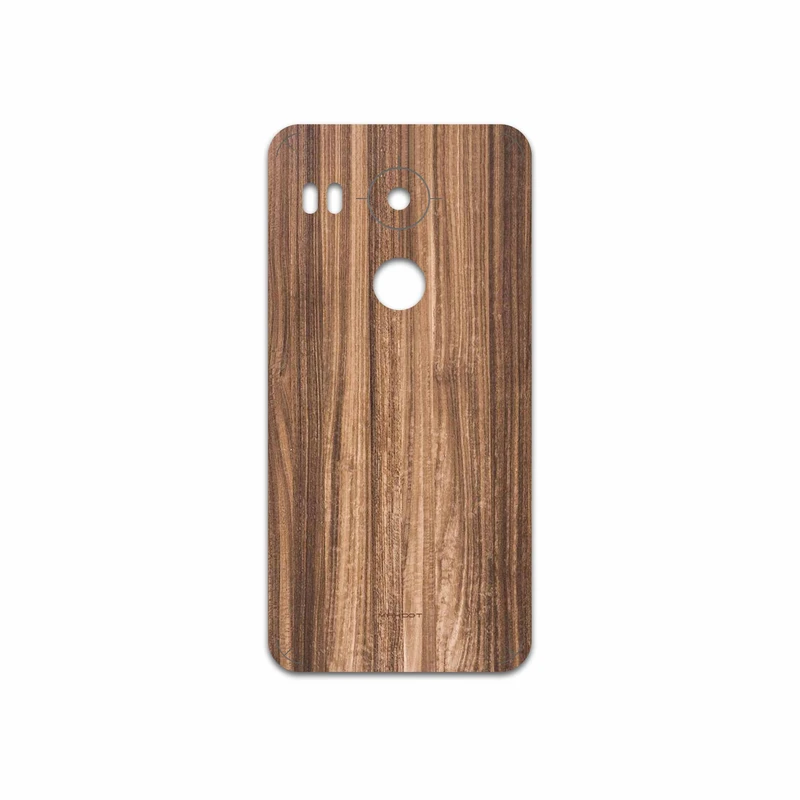 برچسب پوششی ماهوت مدل Light Walnut Wood مناسب برای گوشی موبایل گوگل Nexus 5X