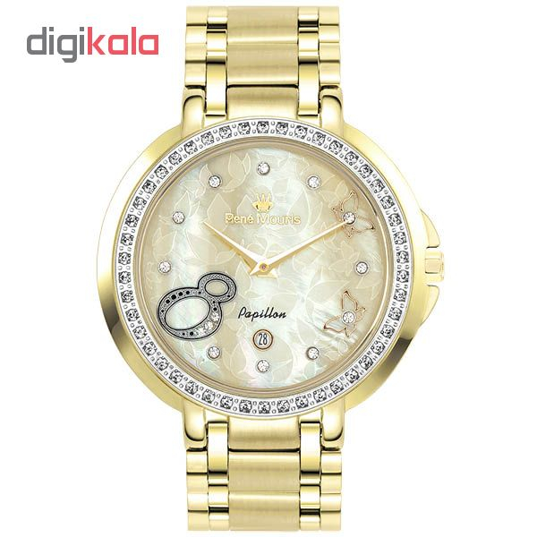 ساعت مچی عقربه ای زنانه رنه موریس مدل Papillon 50111 RM6
