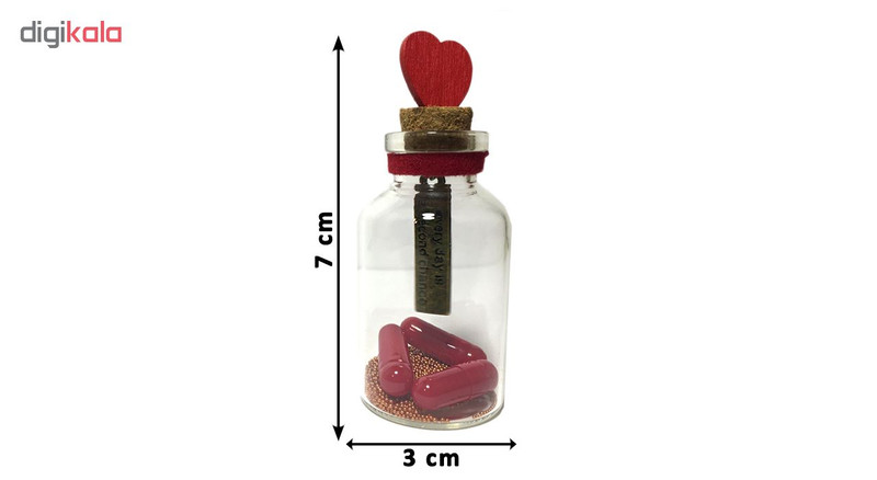 گیفت طرح کپسول عشق مدل Bottle Love08