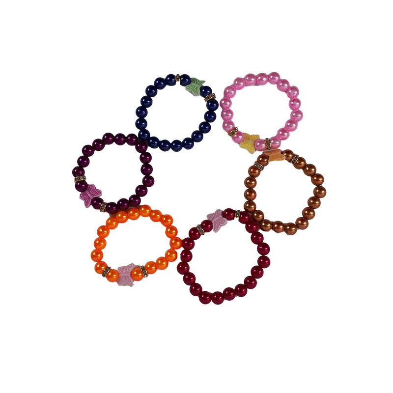 دستبند دخترانه مدل مرواریدی کد BT_25 دستبند دخترانه مدل مرواریدی کد BT_25