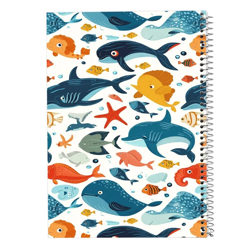 دفتر نقاشی 50 برگ مدوپد مدل هیولای فانتزی کد DF16736