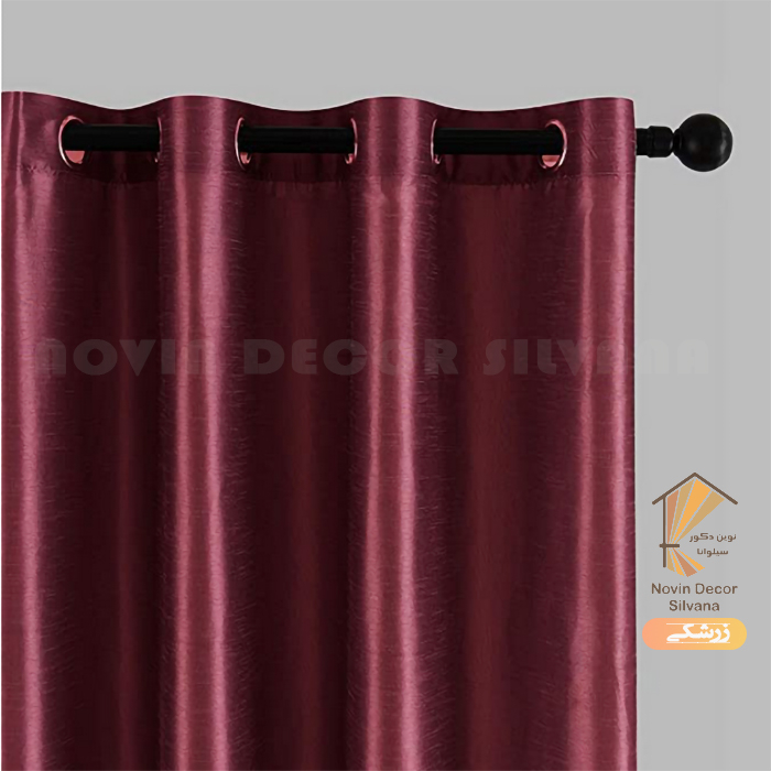 پرده نوین دکور سیلوانا مدل ساتن 3 سایز 300 × 280 سانتی متر