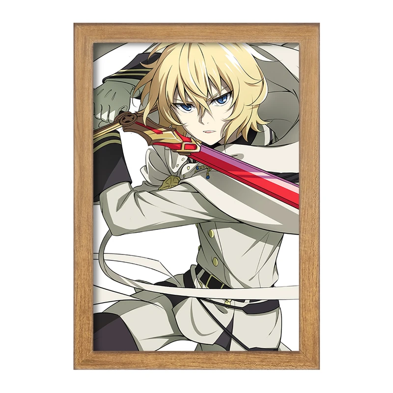 تابلو خندالو مدل میکائیل هیاکویا انیمه اسرافیل پایانی  کد 12652