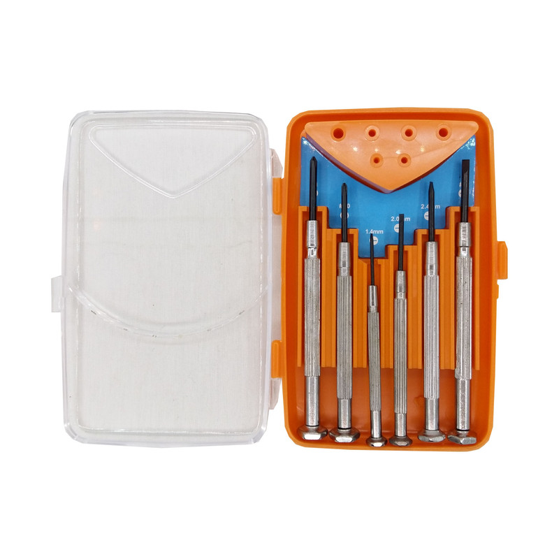 مجموعه 6 عددی پیچ گوشتی ساعتی مدل AT6