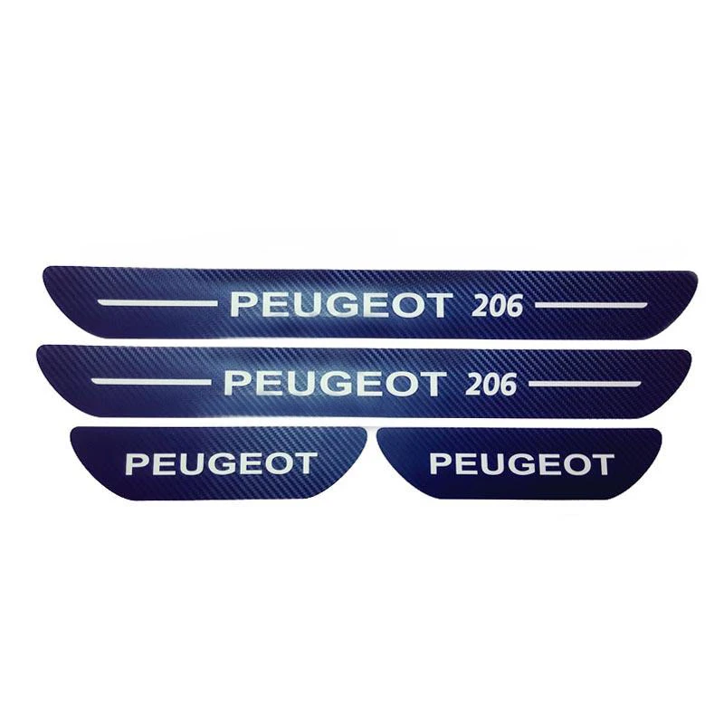 برچسب پارکابی خودرو طرح کربن مدل S124 مناسب برای پژو 206