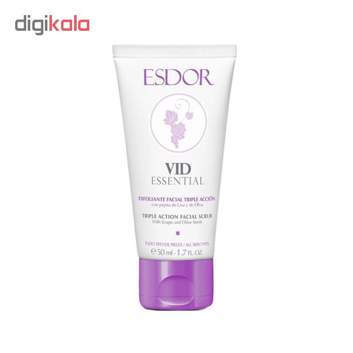 کرم لایه‌ بردار اسدور مدل Triple Action Facial حجم ۵۰ میلی لیتر