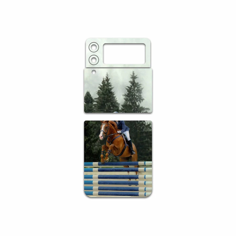 برچسب پوششی ماهوت مدل Equestrianism مناسب برای گوشی موبایل سامسونگ Galaxy Z Flip3 5G