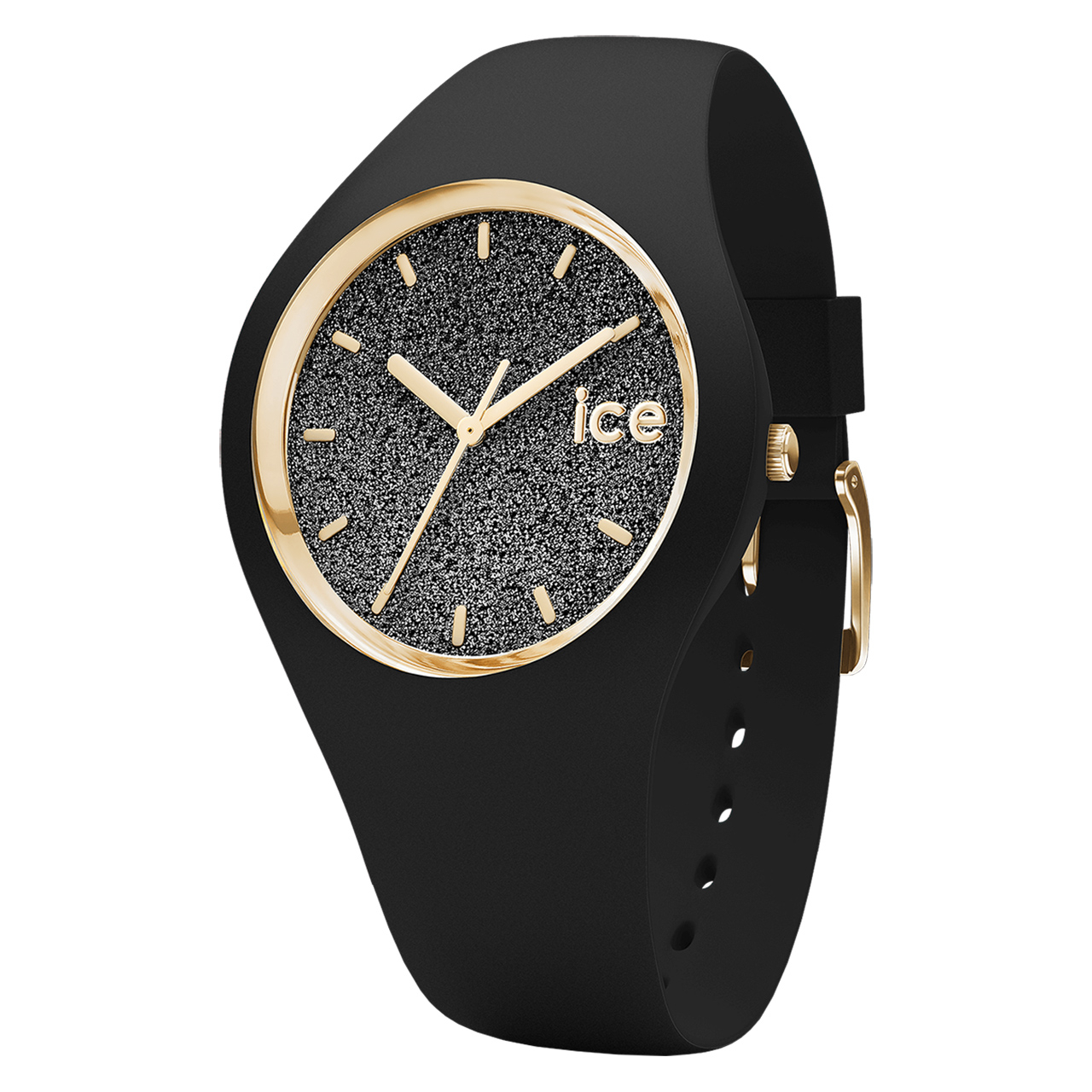 ساعت مچی عقربه ای آیس واچ مدل ICE GLITTER-BLACK-SMALL