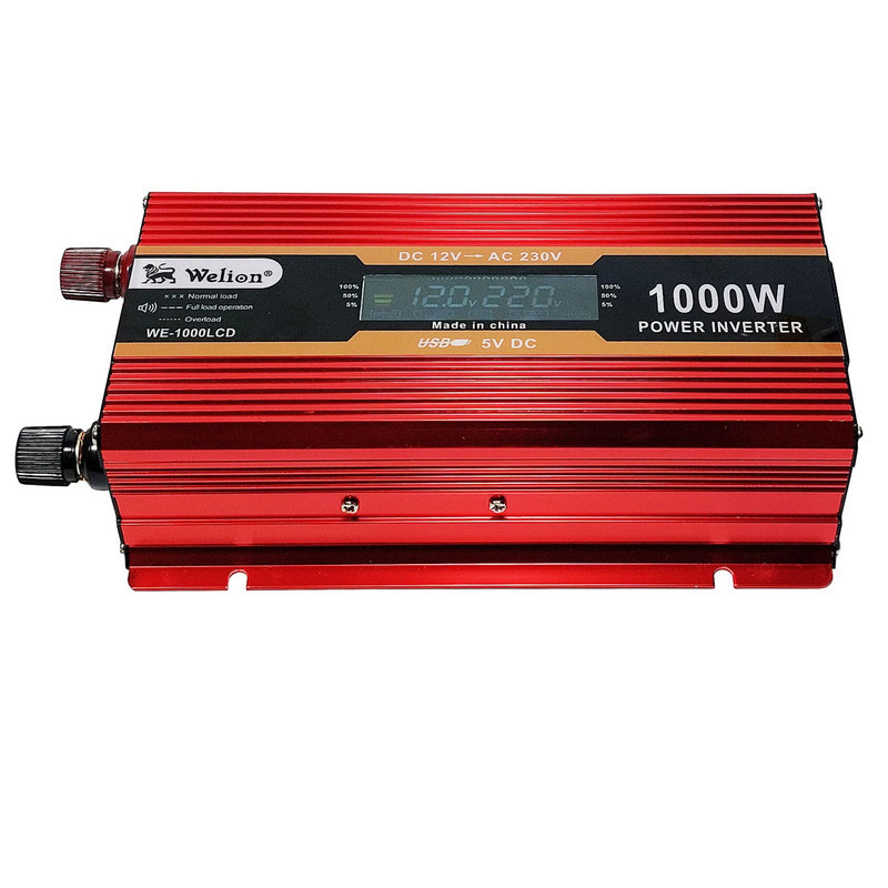 اینورتر خورشیدی مدل WE1000LCD ظرفیت 1000 وات اینورتر خورشیدی مدل WE1000LCD ظرفیت 1000 وات