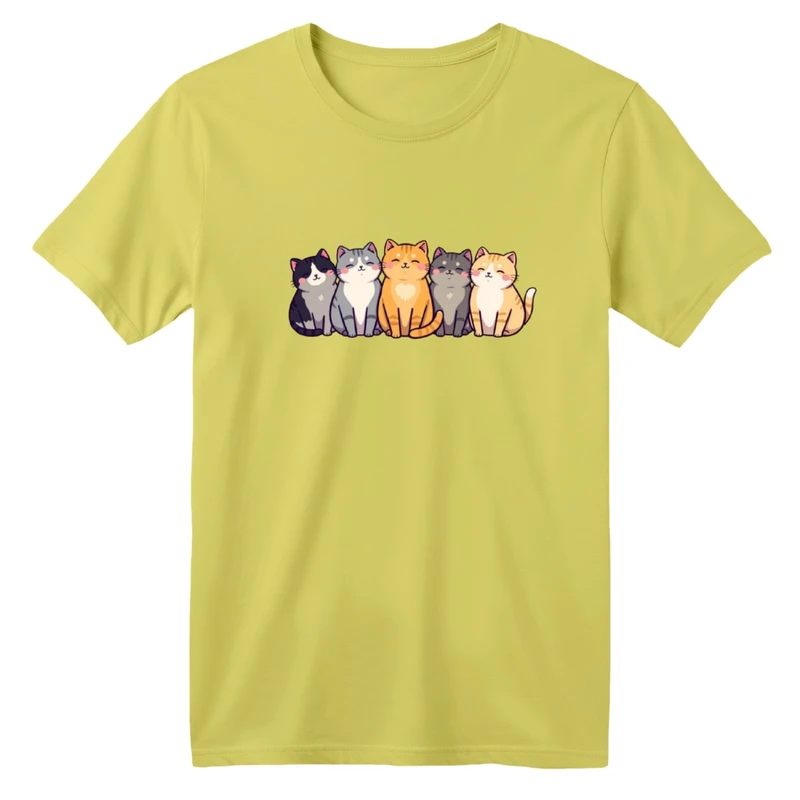 تی شرت آستین کوتاه بچگانه مدل گربه ها