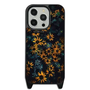 AKAM AMCWLA15PRO-LEAVES9 Cover For Apple iPhone 15 Pro