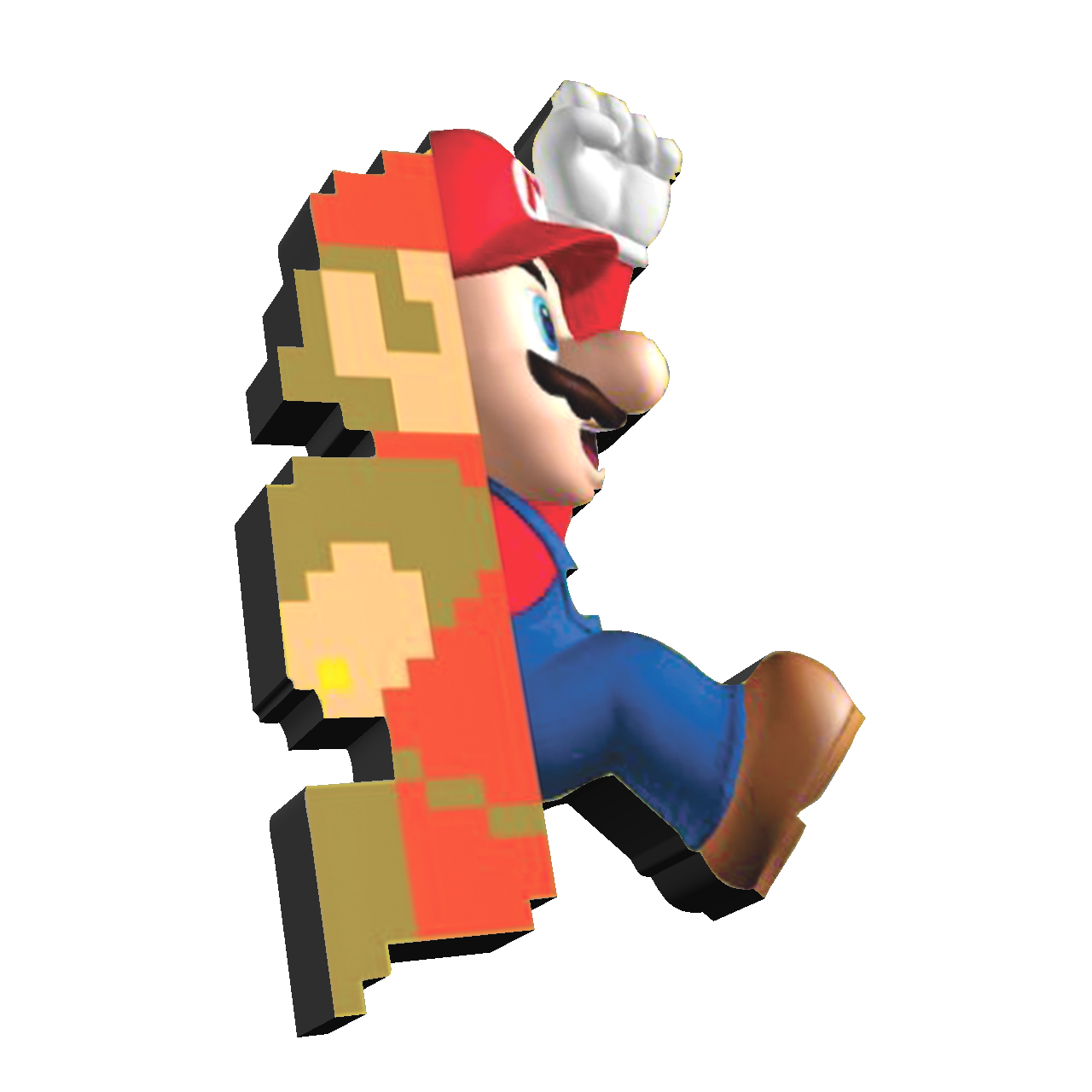 پیکسل طرح ماریو مدل Super Mario3