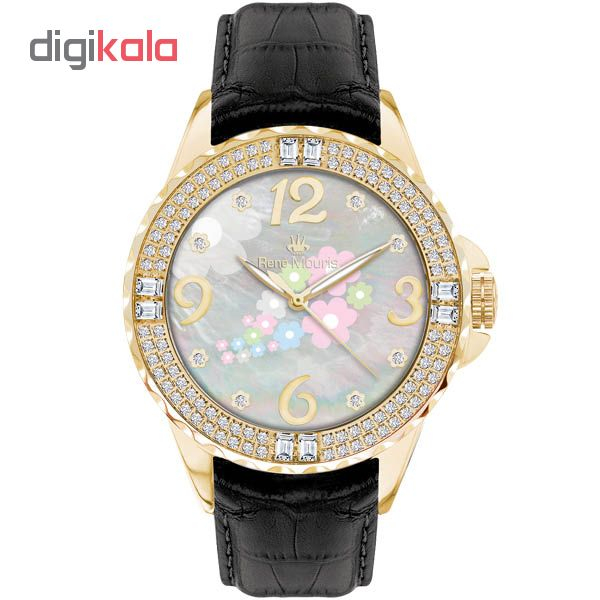 ساعت مچی عقربه ای زنانه رنه موریس مدل La Fleur 50104
