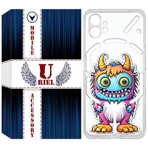 کاور یوریل مدل Clear کد 50 طرح میکروب مناسب برای گوشی موبایل ناتینگ فون Nothing Phone 1