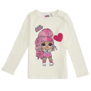 تی شرت آستین بلند دخترانه دفکتو کد 44