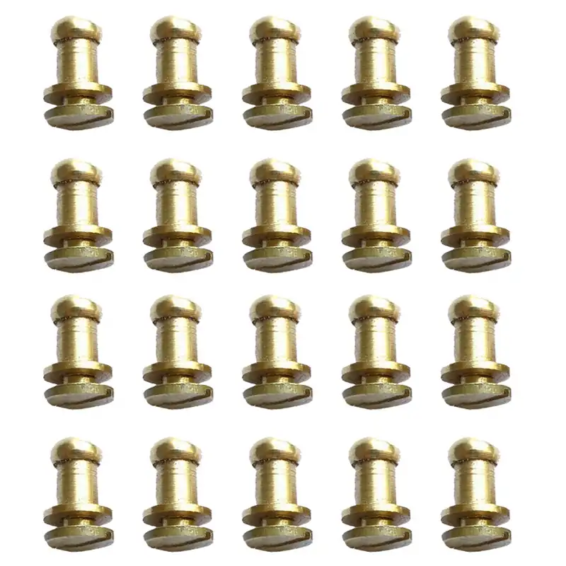 یراق نک دکمه چرم دوزی مدل Nak-20 بسته 20 عددی