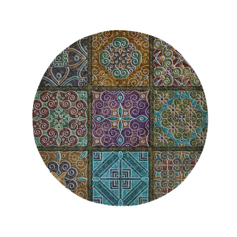 پادری مدل دایره طرح کلاسیک کد 5264 سایز 90 × 90 سانتی متر پادری مدل دایره طرح کلاسیک کد 5264 سایز 90 × 90 سانتی متر