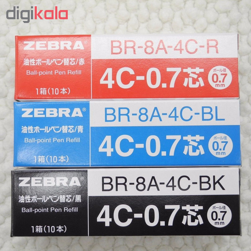 جوهر یدک زبرا مدل 4C-0.7 بسته 2 عددی