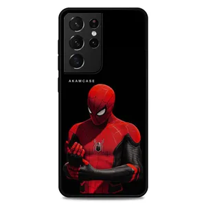 AKAM AMCWSGS21U-SPIDERMAN2 Cover For Samsung Galaxy S21 Ultra