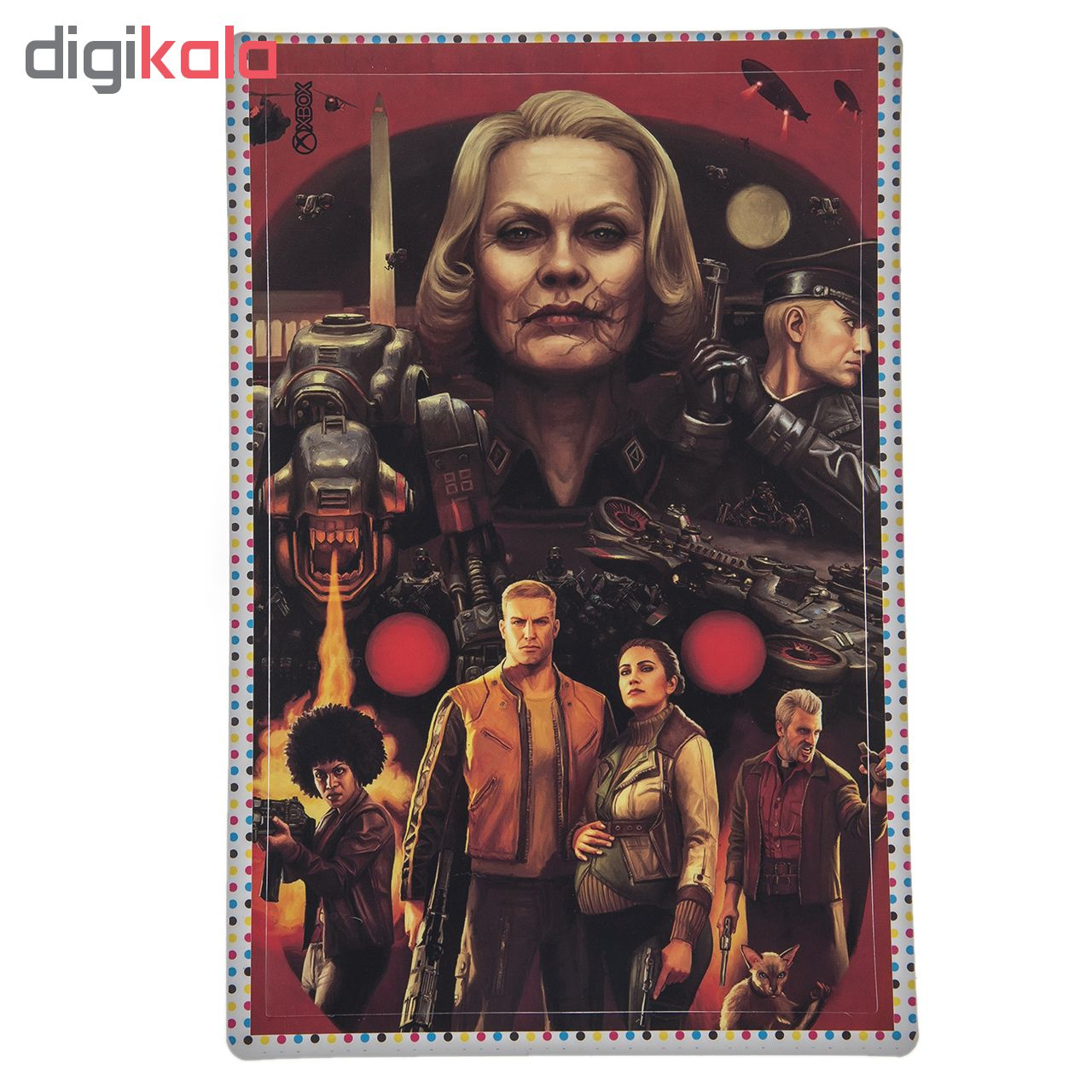 برچسب ایکس باکس وان اس پلی اینفینی مدل Wolfenstein 2