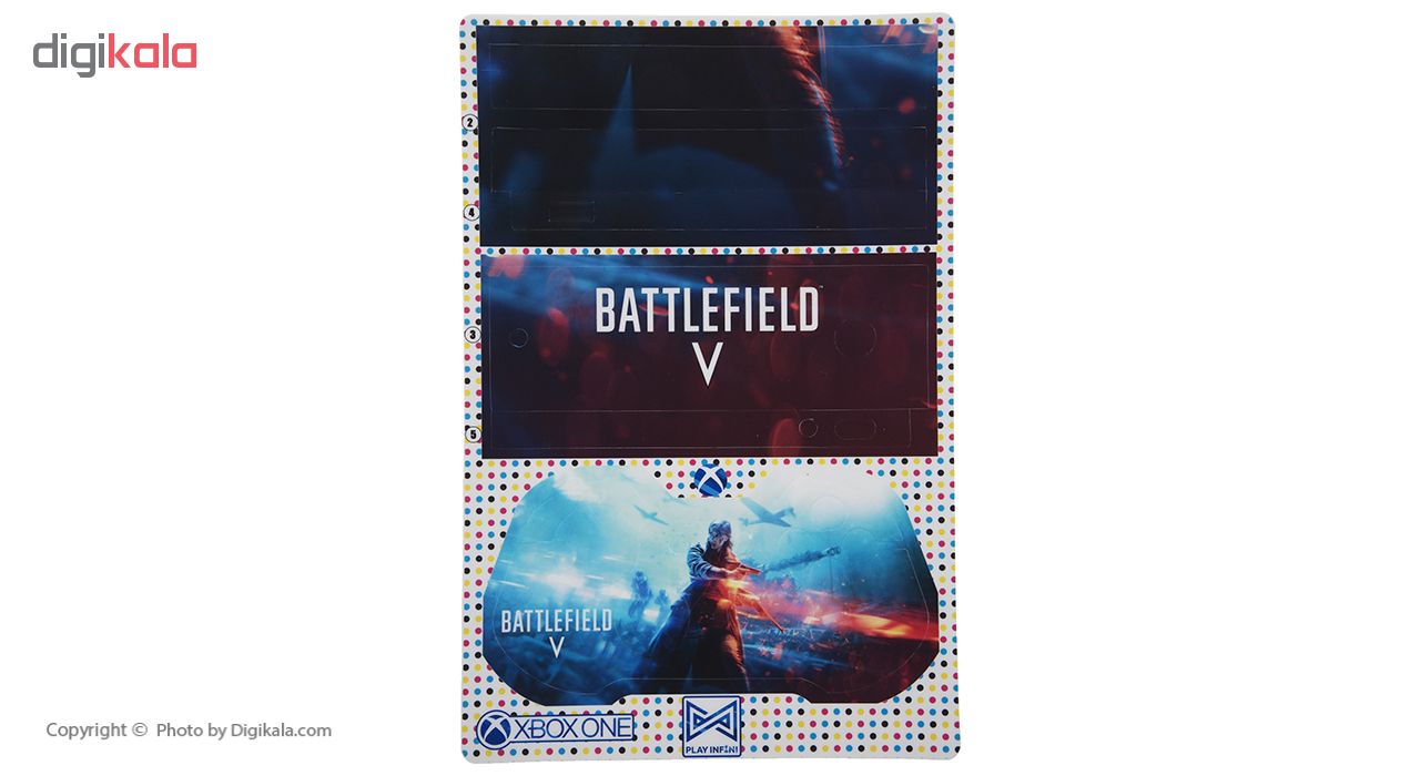 برچسب ایکس باکس وان اس پلی اینفینی مدل Battlefield V