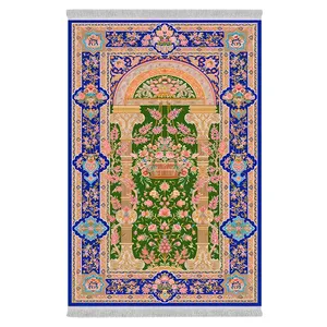 فرش پارچه‌ای دفه مدل فرشینه طرح مدرن کد 8055