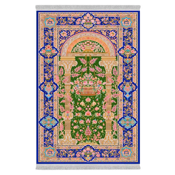 فرش پارچه‌ای دفه مدل فرشینه طرح مدرن کد 8055