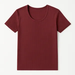 زیرپوش آستین‌دار یقه گرد مردانه آریان نخ باف مدل 1215 