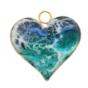 آویز گردنبند زنانه مدل موج و دریا